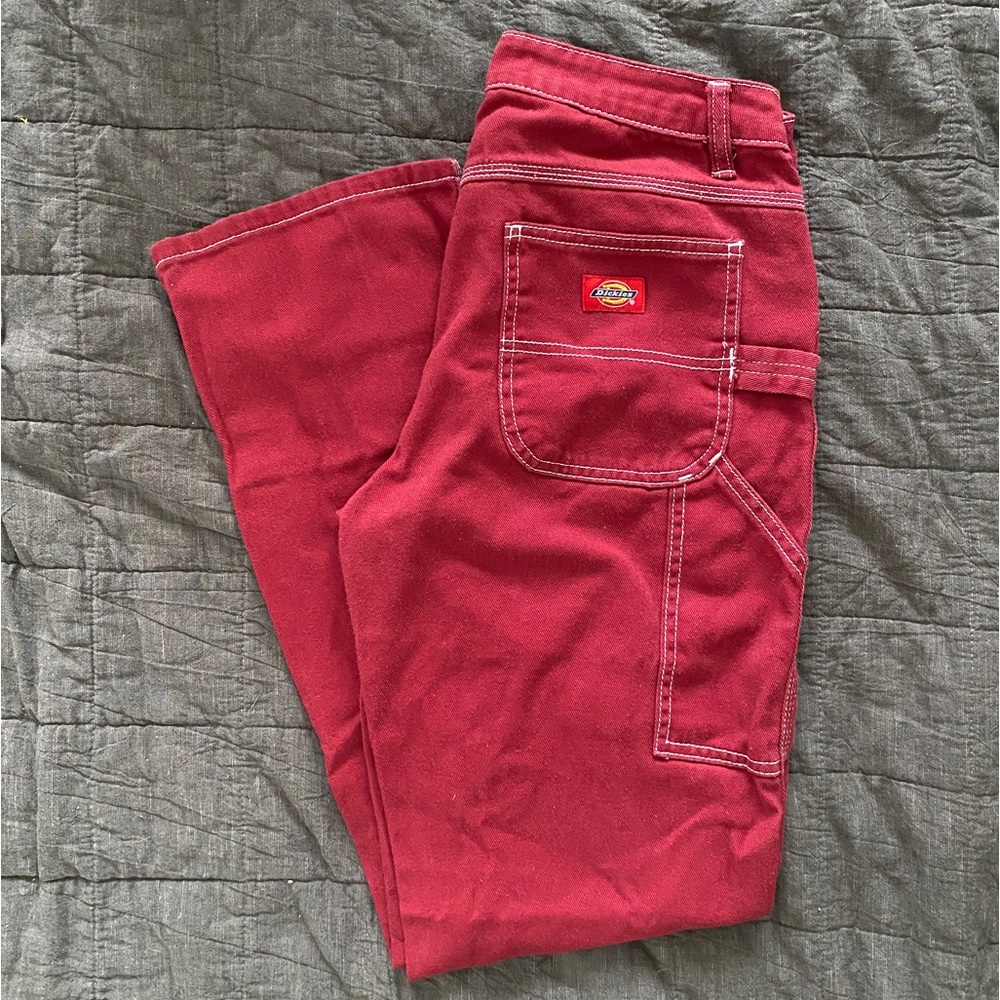 Dickies Carpenter pant red size 5